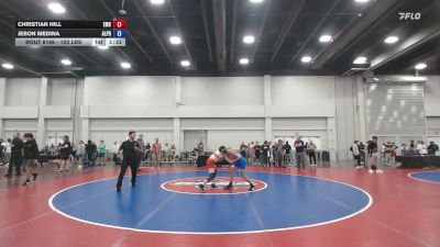 120 lbs Cons. Sub-quarters - Christian Hill, Elevate Wrestling Club vs Jeson Medina, Alpha