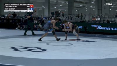 70 kg Cons. Rd Of 64 - Michael Turi, Wyoming Seminary College Preparatory High School Wrestling vs Kavi Garvey, Orange County RTC