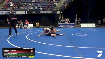 130 lbs Champ. Round 1 - Juliana Cubias, Gannon University vs Danielle Ruiz, Albion