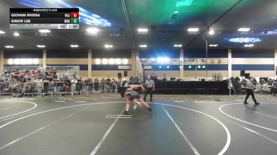 126 lbs Round Of 128 - Giovani Rivera, Valiant College Prep vs Simon Lee, Brigade WC