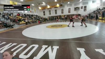 215 lbs Cons. Semi - Colter Krell, Kemmerer vs Camden Schriner, Greybull/Riverside