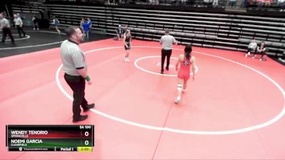 5A 100 lbs Cons. Round 1 - Noemi Garcia, Clearfield vs Wendy Tenorio, Springville