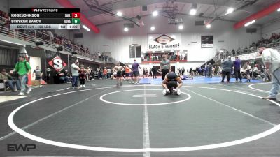155 lbs Rr Rnd 3 - KOBE JOHNSON, Sallisaw Takedown Club vs Stryker Sandy, Gore Pirates Youth Wrestling