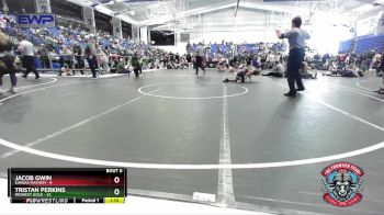 88 lbs Round 3 (4 Team) - Tristan Perkins, Midwest Gold vs Jacob Gwin, Kansas Mayhem