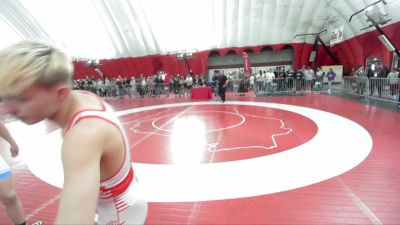 138 lbs Cons. Round 2 - Bryce Knudtson, Team Nazar Training Center vs Landynn Miller, Mauston Talons Wrestling Club