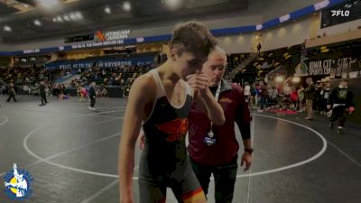 150 lbs Cons. Round 2 - Aiden Hellman, Don Bosco vs Brady Bechler, Waukee