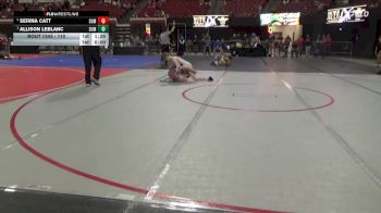 110 lbs Round 2 - Allison LeBlanc, Powell Wrestling Club vs Serina Catt, Darkhorse Wrestling Club