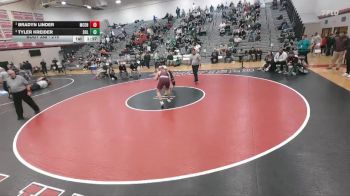 215 lbs 1st Place Match - Bradyn Linder, Manheim Central Hs vs Tyler Kreider, Solanco Hs