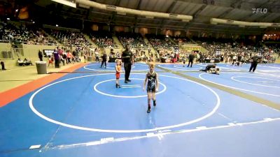 46 lbs Consi Of 8 #2 - Corbin Morris, Poteau Youth Wrestling Academy vs Hank Hurd, Pawhuska Elks Takedown