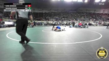 B3A-175 lbs Quarterfinal - Luke Johnson, Davis vs Braden Strain, Berryhill