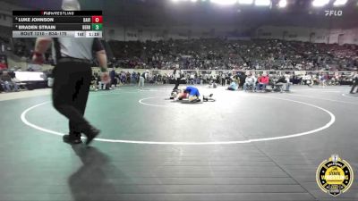 B3A-175 lbs Quarterfinal - Luke Johnson, Davis vs Braden Strain, Berryhill