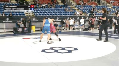 190 lbs Cons. Sub-rd Of 16 - Jace Renfro, Missouri vs Rocky Hoffschneider, Colorado