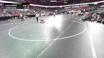D2-215 lbs Champ. Round 1 - Hayden Buckel, Saint Croix Central vs Aaron Dunigan, Gale-Ettrick-Tremp./Mel.-Min.