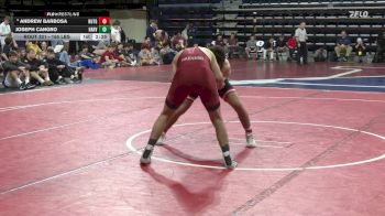 165 lbs 3rd Place - Andrew Barbosa, Rutgers vs Joseph Cangro, Harvard