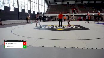 138 lbs 5th Place Match - Aaronn Andrade, Metamora High School vs Johnny Vega, Beat The Streets