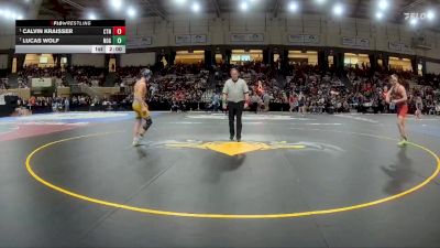 150-2A/1A Semifinal - Calvin Kraisser, Centennial vs Lucas Wolf, Northern-G