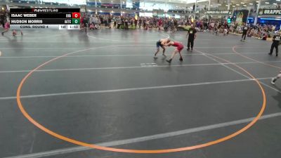 126 lbs Cons. Round 4 - Hudson Morris, All American TC vs Isaac Weber, Unattached