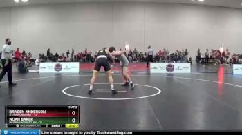 157 lbs Semis & 3rd Wb (16 Team) - Noah Baker, Marian University (IN) vs Braden Anderson, Ottawa University
