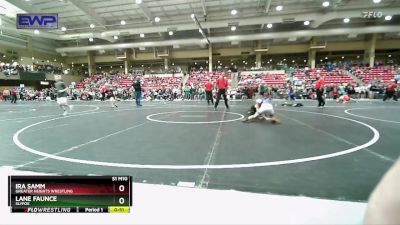 76 lbs Quarterfinal - Ira Samm, Greater Heights Wrestling vs Lane Faunce, Slyfox