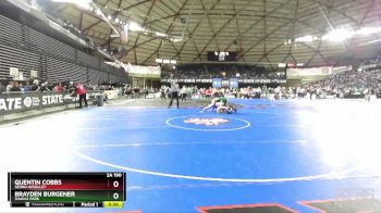 2A 190 lbs Cons. Round 2 - Quentin Cobbs, Sedro-Woolley vs Brayden Burgener, Shadle Park