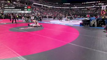 157-4A Champ. Round 1 - Christian Chamberlin, Pueblo West vs Gabe Galindo, Greeley Central