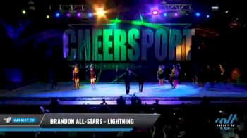 Brandon All-Stars - Lightning [2021 L5 Senior Coed - Medium Day 1] 2021 CHEERSPORT National Cheerleading Championship