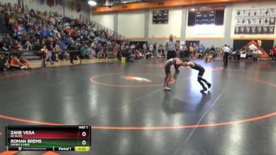 57 lbs Cons. Round 3 - Zane Vega, DC Elite vs Roman Brems, Xavier X-Men