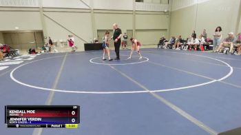 100 lbs Round 3 (8 Team) - Kendall Moe, Indiana vs Jennifer Verdin, North Dakota