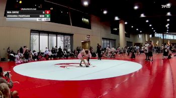 120 lbs Round 1 (16 Team) - Mia Ortiz, Intergalactic Angels vs Johanna Pantojas, Mat Clash Beast Mode