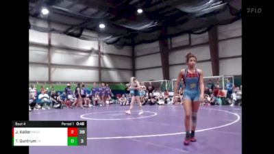 112 lbs Quarterfinals (8 Team) - Talea Guntrum, Ohio Blue vs Jaden Keller, Missouri BattleGear Purple