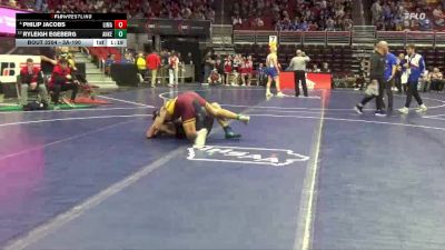 3A-190 lbs Champ. Round 2 - Ryleigh Egeberg, Ankeny vs Philip Jacobs, Linn-Mar
