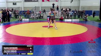 57kg Round 5 - Olivia Mathezer, Alberta Elite Women`s WC vs Payton Shields, Lethbridge Amateur WA