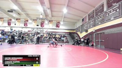 157 lbs Cons. Round 5 - Carson Hupppi, Murrieta Mesa vs Jacob Hernandez, Ramona (Riverside)