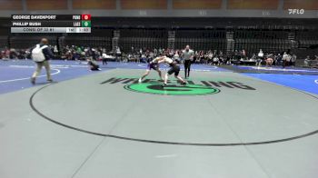 165 lbs Consi Of 32 #1 - George Davenport, Ponderosa vs Phillip Bush, Lassen