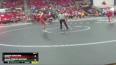 133 lbs Cons. Round 3 - Shane Mobley-Koutsky, Missouri Valley vs Jaxson Newcomb, Newman