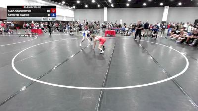 150 lbs Alex Oedekoven, South Dakota Blue vs Sawyer Owens, Team North Dakota