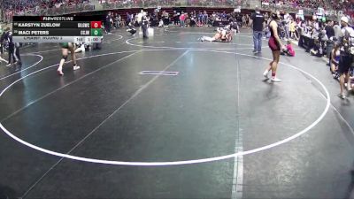 150 lbs Champ. Round 2 - Karstyn Zuelow, Grand Island Legacy Girls Wrestling Club vs Maci Peters, Central City JR. Wrestling