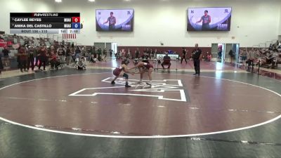 110 lbs Cons. Semi - Caylee Reyes, Mt. San Antonio College vs Anika Del Castillo, Mt. San Antonio College
