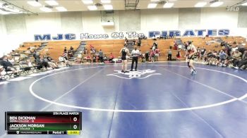 157 lbs Placement Matches (16 Team) - Ben Dickman, Sierra College vs Jackson Morgan, Chabot College