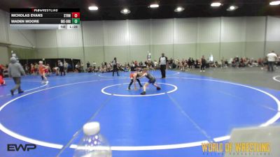 60 lbs Rr Rnd 3 - Nicholas Evans, Storm 12U vs Maden Moore, OK Elite 12U Orange