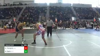 170 lbs Consi Of 16 #2 - Antone Tsinigine, Independent vs Robby Clark, Enterprise Wrestling Club