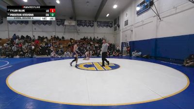 136 lbs Cons. Round 4 - Preston Stevens, Shasta vs Tyler Blue, Lassen