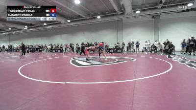 Champ. Round 1 - Ezmerelda Fuller, Husky Wrestling Club vs Elizabeth Padilla, Jefferson Wrestling Club