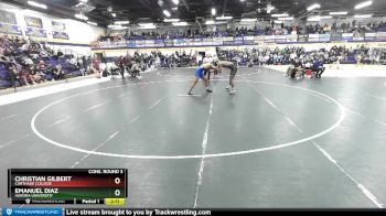 165 lbs Cons. Round 3 - Christian Gilbert, Carthage College vs Emanuel Diaz, Aurora Universtiy