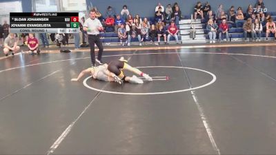 125 lbs Cons. Round 1 - Jovanni Evangelista, Vanguard vs Sloan Johannsen, Northern State