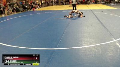 64 lbs Cons. Round 1 - Milo Jensen, WML (Windom/Mountain Lake) vs Charlie Jarva, Grand Rapids