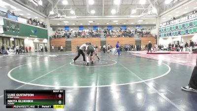 157 lbs Champ. Round 1 - Nikita Glukhikh, Poway vs Luke Gustafson, Point Loma