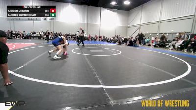 100 lbs Rr Rnd 5 - Kimber Drenon, Untouchables Girls RED vs Audrey Cunningham, Black Widows 7-12