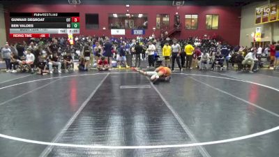 197 lbs Champ. Round 2 - Ben Valdes, Newberry College vs Gunnar DeGroat, The Citadel