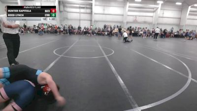 115 lbs Round 4 (8 Team) - Hunter Kapitula, Mat Assassins Black vs Reed Lynch, CTWHALE Green